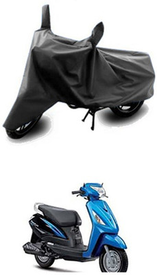 Vedika Collection Two Wheeler Cover for Suzuki(Grey)