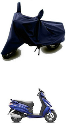 Vedika Collection Two Wheeler Cover for Hero(Blue)