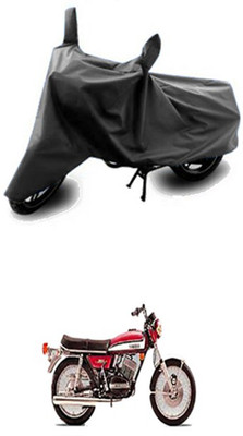 Vedika Collection Two Wheeler Cover for Yamaha(RD 350, Grey)