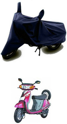 Vedika Collection Two Wheeler Cover for Kinetic(Nova, Blue)