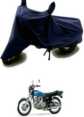 Vedika Collection Two Wheeler Cover for Suzuki(GS, Blue)