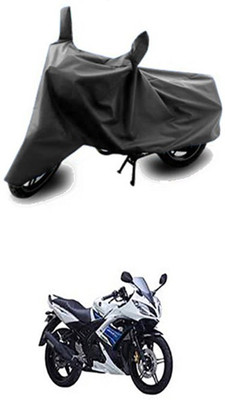 Vedika Collection Two Wheeler Cover for Yamaha(R15 s, Grey)