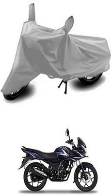 Vedika Collection Two Wheeler Cover for Bajaj(Silver)