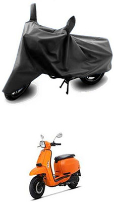 Vedika Collection Two Wheeler Cover for Universal For Bike(Grey)