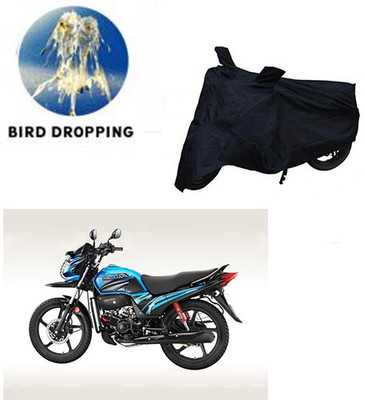 saanvi Two Wheeler Cover for Honda(Passion Pro TR, Black)