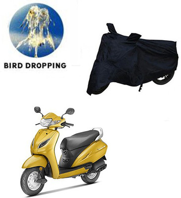 RPSENTTERPR Waterproof Two Wheeler Cover for Honda(Activa 5G, Black)
