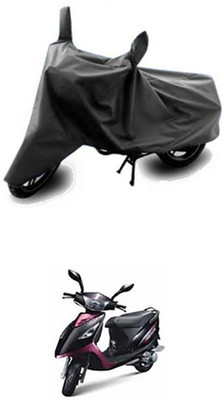 Vedika Collection Two Wheeler Cover for TVS(Grey)