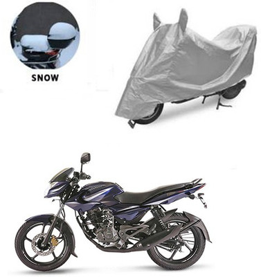 RPSENTTERPR Waterproof Two Wheeler Cover for Bajaj(Pulsar 135 LS DTS-i, Silver)