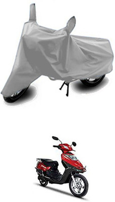 Vedika Collection Two Wheeler Cover for Hero(Silver)