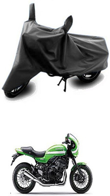 Vedika Collection Two Wheeler Cover for Kawasaki(Grey)