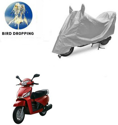 RPSENTTERPR Waterproof Two Wheeler Cover for Mahindra(Gusto, Silver)