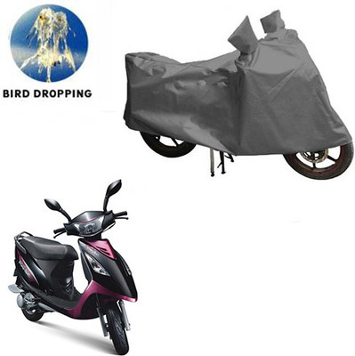 RPSENTTERPR Waterproof Two Wheeler Cover for TVS(Scooty Streak, Grey)