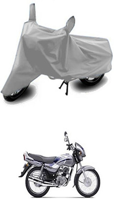 Vedika Collection Two Wheeler Cover for TVS(Silver)
