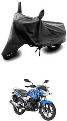 Vedika Collection Two Wheeler Cover for Bajaj(Discover 150 s, Grey)