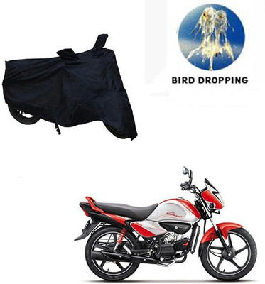 MMSSTAR Waterproof Two Wheeler Cover for Hero(Splendor I Smart, Black)