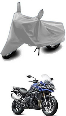 unik auto Two Wheeler Cover for Triumph(Silver)
