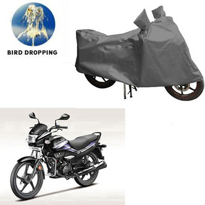 RPSENTTERPR Waterproof Two Wheeler Cover for Hero(Super Splendor, Grey)