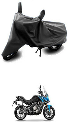 Vedika Collection Two Wheeler Cover for Universal For Bike(Grey)