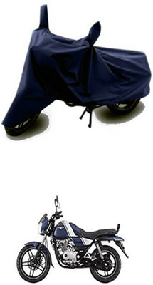 Vedika Collection Two Wheeler Cover for Bajaj(Blue)