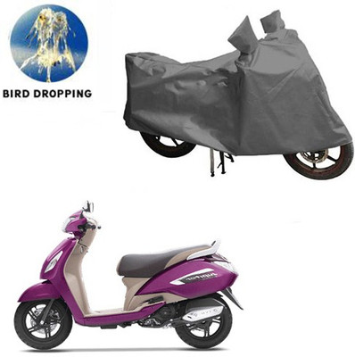 RPSENTTERPR Waterproof Two Wheeler Cover for TVS(Jupiter, Grey)