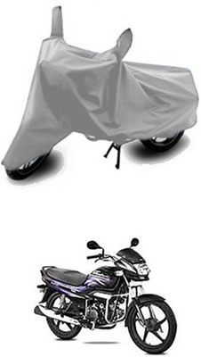 unik auto Two Wheeler Cover for Hero(Silver)