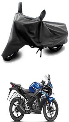 Vedika Collection Two Wheeler Cover for Honda(CBR 150R, Grey)