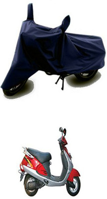 Vedika Collection Two Wheeler Cover for Kinetic(Blue)