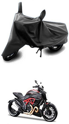 Vedika Collection Two Wheeler Cover for Ducati(Grey)
