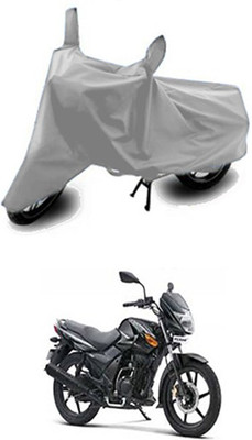 Vedika Collection Two Wheeler Cover for TVS(Silver)
