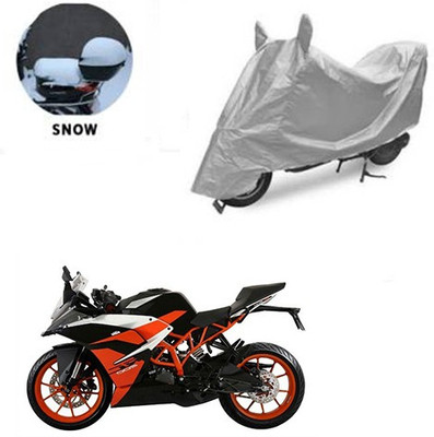 saanvi Waterproof Two Wheeler Cover for KTM(RC 200, Silver)
