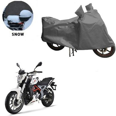 RPSENTTERPR Waterproof Two Wheeler Cover for DSK Benelli(TNT 25, Grey)