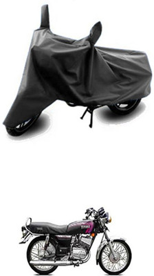 Vedika Collection Two Wheeler Cover for Yamaha(Grey)