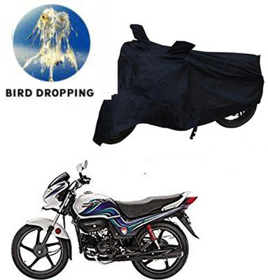 saanvi Waterproof Two Wheeler Cover for Hero(Passion Pro TR, Black)
