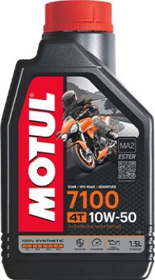 MOTUL 7100 4T 10W-50 1.5L 100% Synthetic Ester Synthetic Blend Engine Oil(1500 ml, Pack of 1)