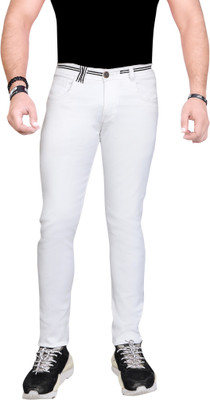 BEG FASHION Slim Men White Jeans
