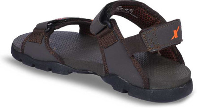 Sparx SS 119 Men Sandals(Orange, Brown , 9)