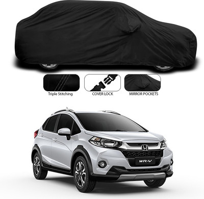 SEBONGO Car Cover For Honda WRV (With Mirror Pockets)(Black)