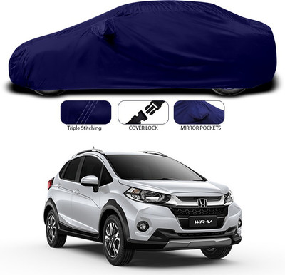 SEBONGO Car Cover For Honda WRV (With Mirror Pockets)(Blue)