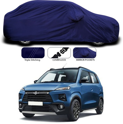 ANTHUB Car Cover For Maruti Suzuki XL5 (With Mirror Pockets)(Blue)