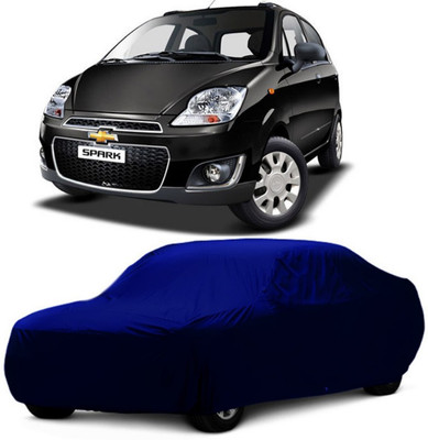 Chiefride Car Cover For Chevrolet Spark (Without Mirror Pockets)(Blue)