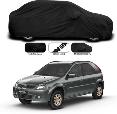 ANTHUB Car Cover For Mahindra Verito Vibe (With Mirror Pockets)(Black)