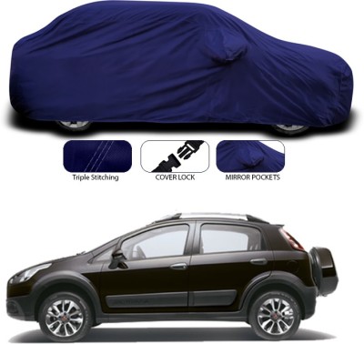 ANTHUB Car Cover For Fiat Avventura (With Mirror Pockets)(Blue)