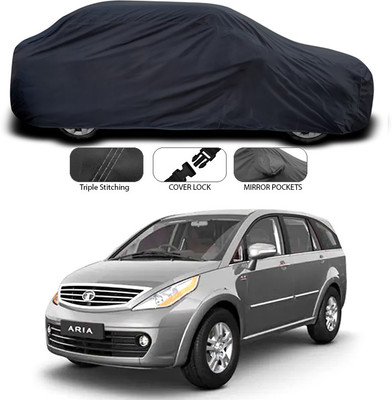 ANTHUB Car Cover For Tata Aria (With Mirror Pockets)(Black)
