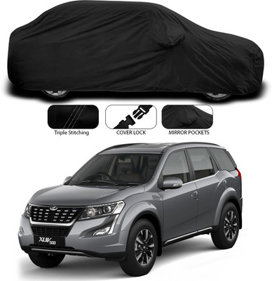 ANTHUB Car Cover For Mahindra XUV 500 (With Mirror Pockets)(Black)