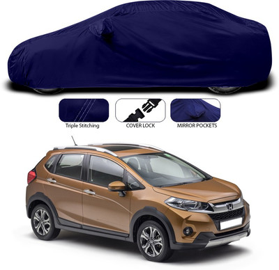 SEBONGO Car Cover For Honda WRV (With Mirror Pockets)(Blue)