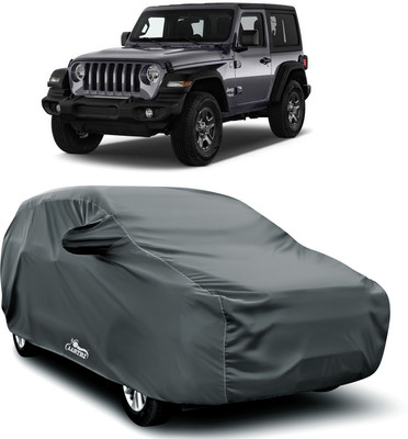 XAFO Car Cover For Jeep Wrangler (With Mirror Pockets)(Grey)