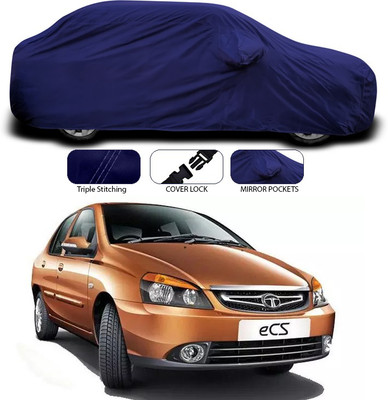 ANTHUB Car Cover For Tata Indigo CS (With Mirror Pockets)(Blue)