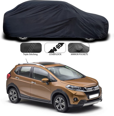 ANTHUB Car Cover For Honda WR-V (Without Mirror Pockets)(Black)