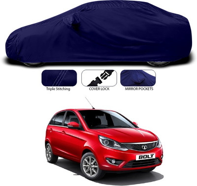 ANTHUB Car Cover For Tata Bolt (With Mirror Pockets)(Blue)
