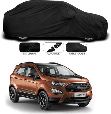 SEBONGO Car Cover For Ford Ecosport (With Mirror Pockets)(Black)